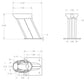 Seaview PMF107M1 10in Mount Forward Rake Requires Plate