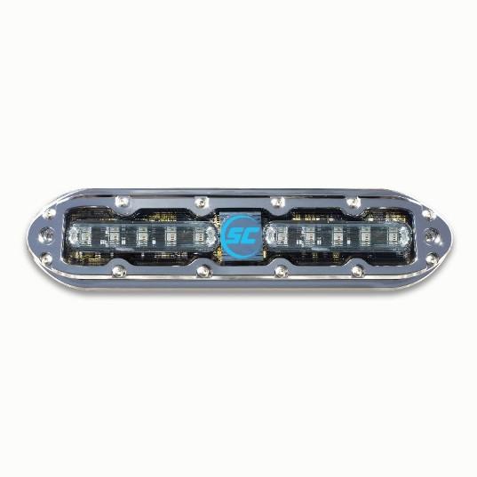 SHADOW-CASTER SCM10 316 SS Housing Underwater Light - Bimini Blue w/ 20' Cable | SCM-10-BB-20