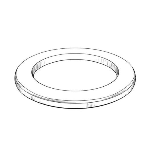 10" SPEAKER/SUBWOOFER TRIM RING - 10" X .5" THICK - WHITE | TRIMRING10x.5