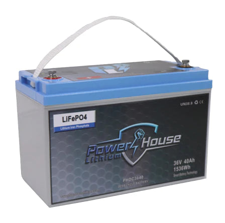 PowerHouse Lithium 36V 40AH Deep Cycle Battery