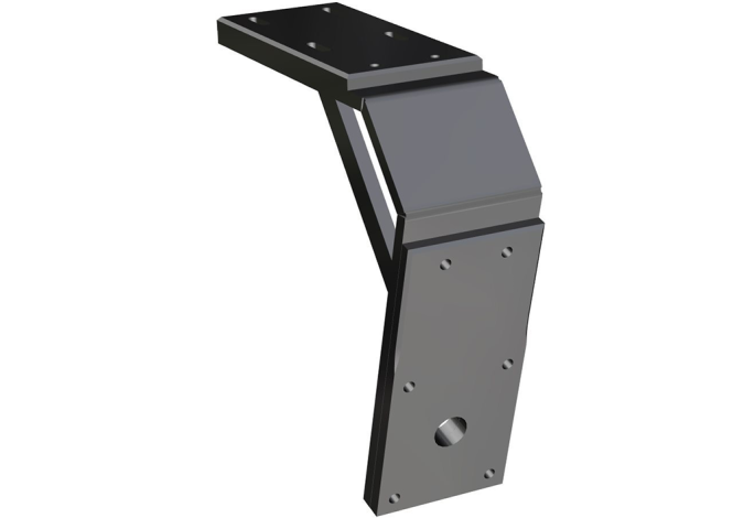Deck Mount Short-Long 8"aft-11"drop