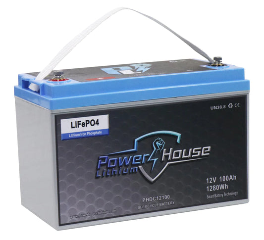 Powerhouse Lithium 12V 100AH Deep Cycle Battery