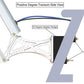 Transom Wedge Kit Vertical 22 Degree (White)