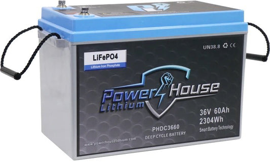 POWERHOUSE LITHIUM 36V 60AH DEEP CYCLE BATTERY