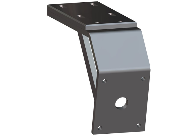 Deck Mount Short-Short 8"aft-6"drop