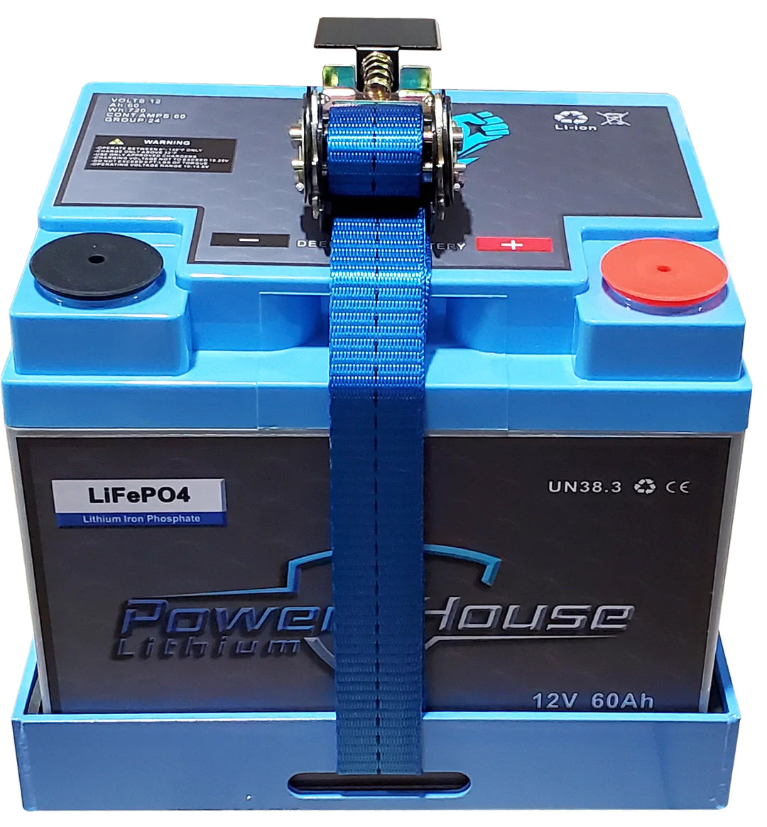 Powerhouse Lithium 12V 60AH Deep Cycle Battery – K & K Kustomz