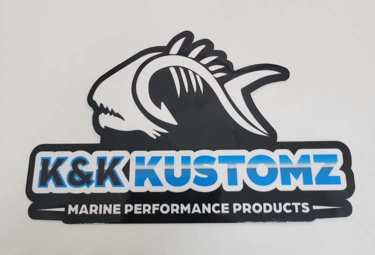 6 inch Black Decal