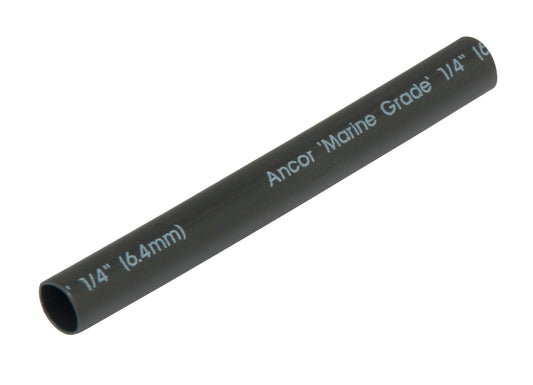 Ancor 1/4"" X 48"" Black Heat Shrink Tubing