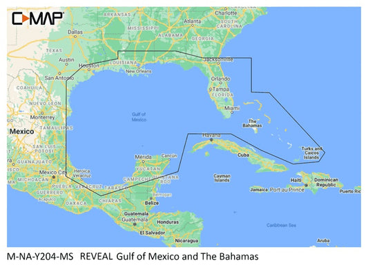 C-map Reveal Coastal Gulf Of Mexico And Bahamas