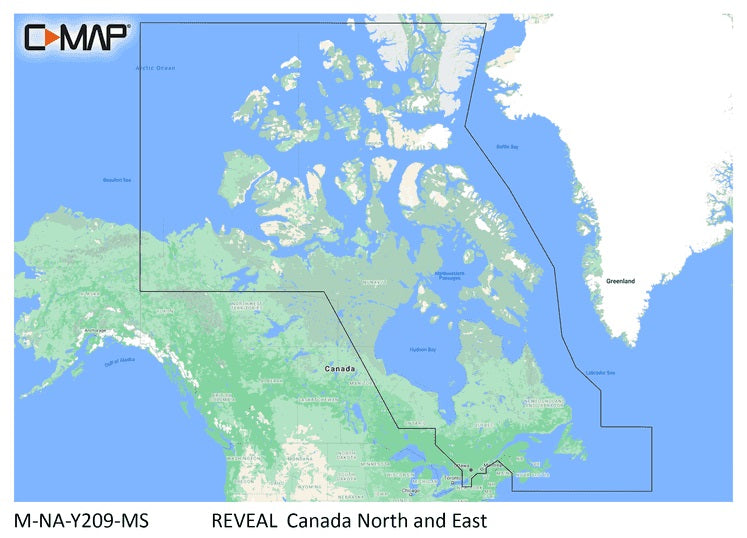 C-map Reveal Coastal Canada North And East