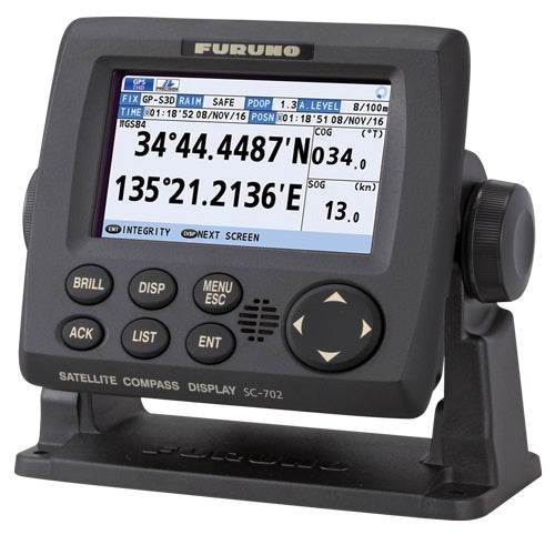 Furuno Sc130 Satellite Compass 4.3"" Color Lcd Display 3 Gps Antenna Receivers