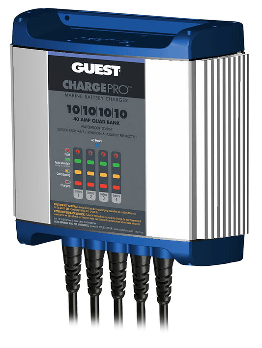 Guest 2740a 40a 4 Bank 120v Input Battery Charger