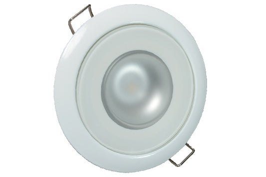 Lumitec Mirage Down Light White Finish Warm White Led