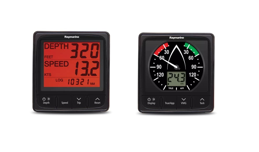 Raymarine I50 Tridata/i60 Wind Wind Depth And Speed System With St900/p120 & P319